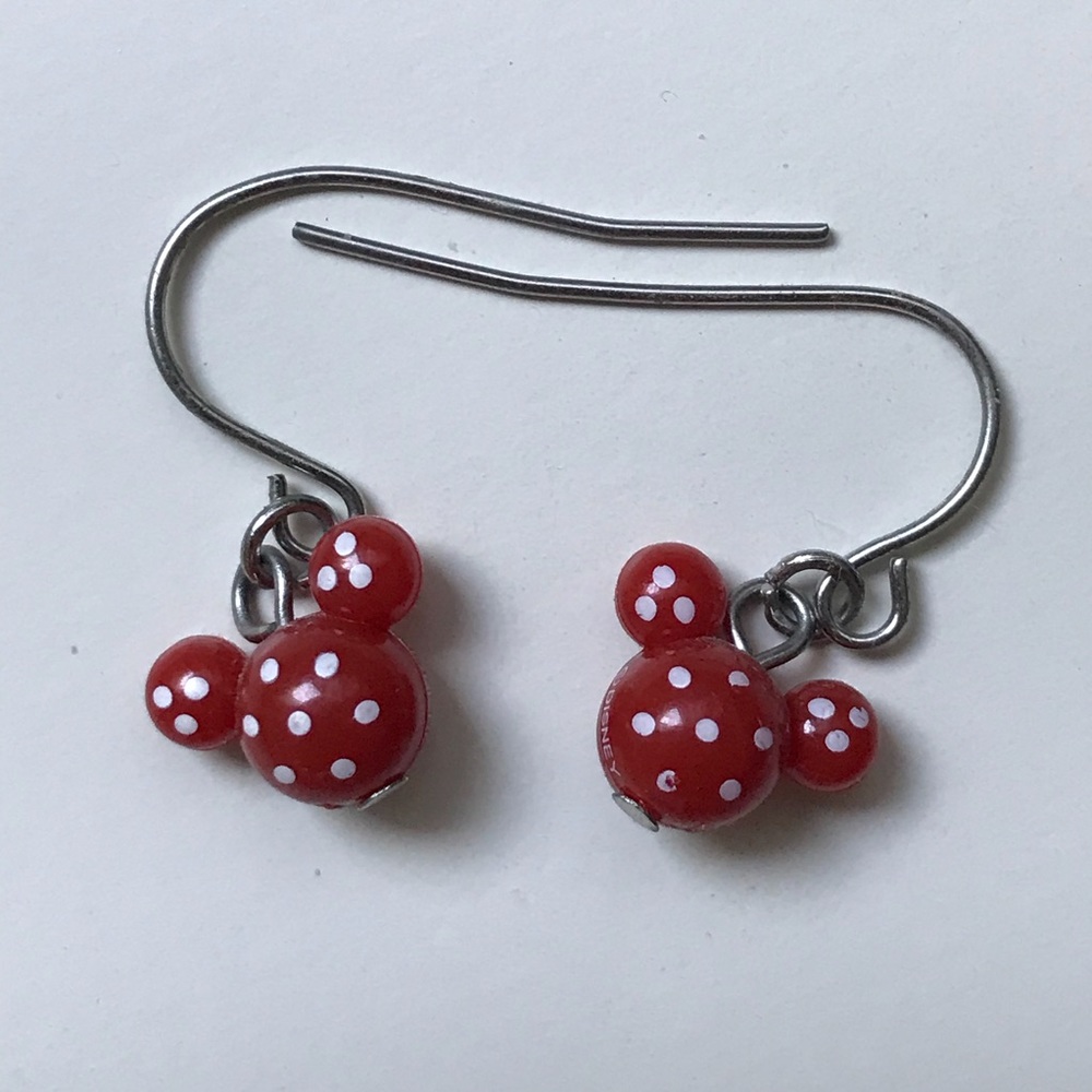 ✨2 FOR $14✨ DISNEY red micky/minnie earrings